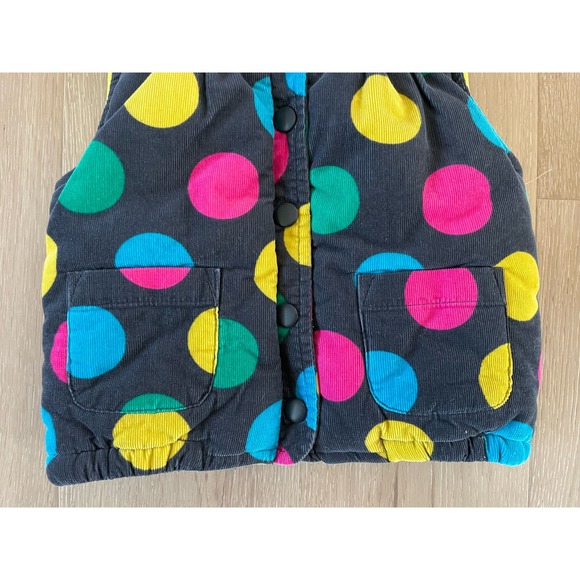 Corduroy Polka dot plush vest - Picture 2 of 6